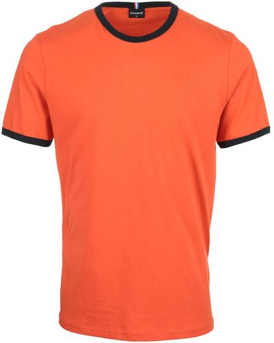 Le Coq Sportif T-shirt Ess Tee Ss - Orange