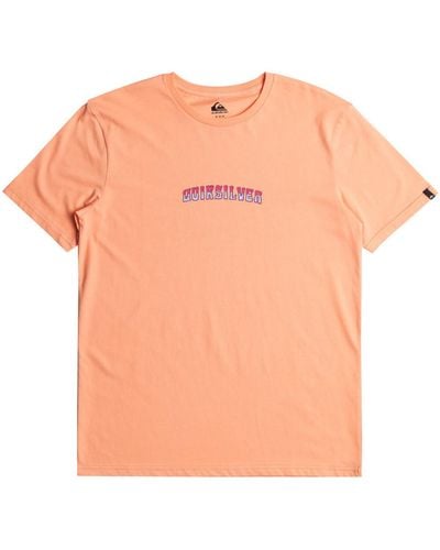 Quiksilver T-shirt Alleyes - Orange