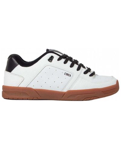 C1RCA Chaussures de Skate Zapatillas de skate 805 White/Gum - Blanc