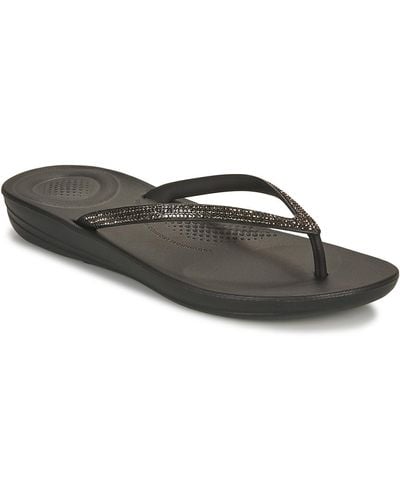 Fitflop Tongs IQUSHION SPARKLE - Noir