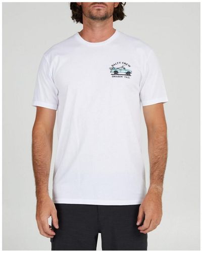 Salty Crew T-shirt Off road premium s/s tee - Blanc