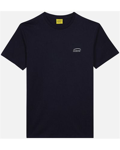Oxbow T-shirt Tee shirt manches courtes graphique TEARII - Bleu