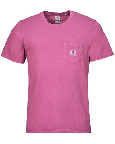 Element T-shirt BASIC POCKET PIGMENT SS - Rose