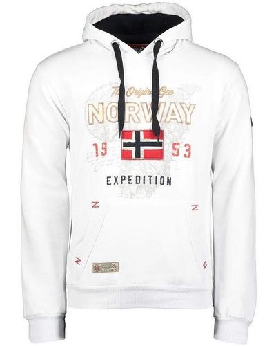 GEOGRAPHICAL NORWAY Sweat-shirt GUITRE - Blanc