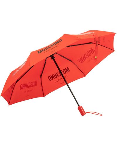 Moschino Parapluies Openclose Ombrello Donna Red 8870 - Rouge