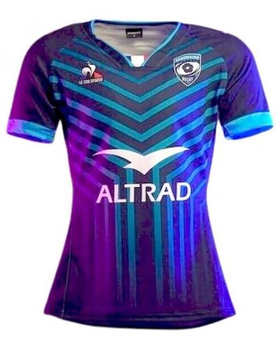 Le Coq Sportif T-shirt MAILLOT RUGBY MONTPELLIER HERA - Bleu