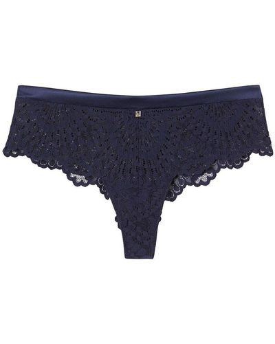 Pommpoire Shorties & boxers Shorty tanga bleu marine Ipomée