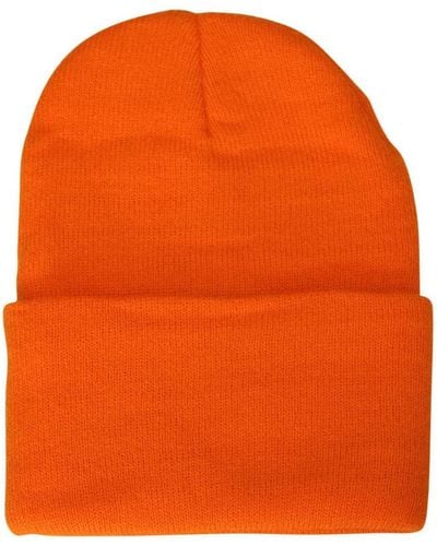 Chapeau-Tendance Bonnet Bonnet uni BERNE - Orange