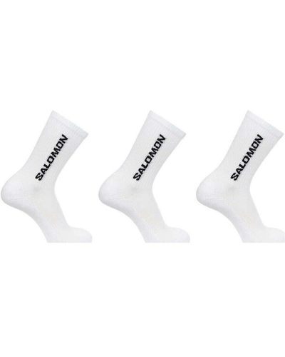 Salomon Chaussettes de sports EVERYDAY CREW 3-PACK - Blanc