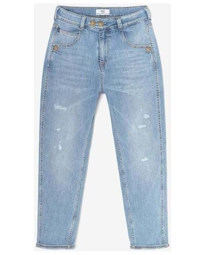 Le Temps Des Cerises Jeans Mana 400/60 girlfriend taille haute jeans destroy bleu