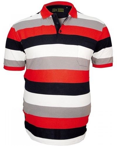 Doublissimo Polo polo rugby sydney orange - Rouge