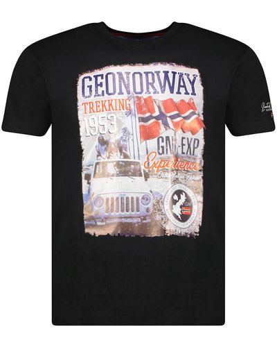 Geo Norway T-shirt SW1959HGNO-BLACK - Noir
