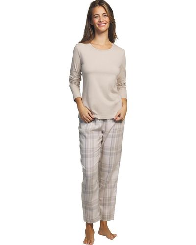 Selmark Pyjamas / Chemises de nuit Tenue de détente et intérieur pyjama pantalon haut Nordic - Neutre