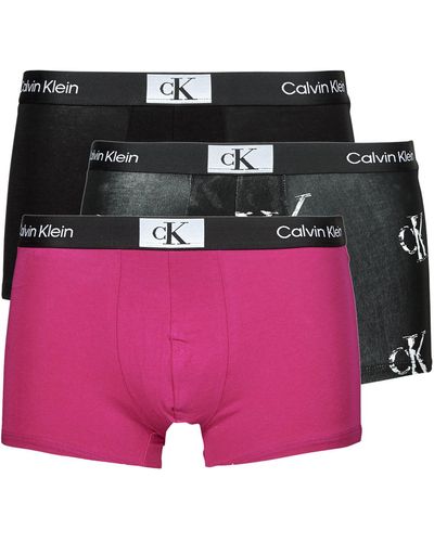 Calvin Klein Boxers TRUNK 3PK X3 - Rose