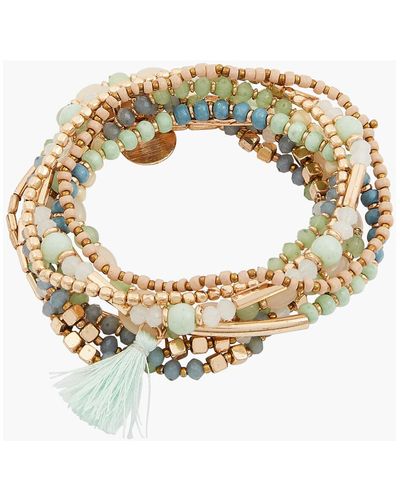 Lollipops Bracelets Set de bracelets à perles fantaisie - Métallisé