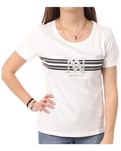 Morgan T-shirt 241-DONNA - Blanc