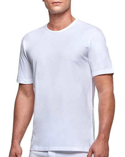Impetus T-shirt T-shirt confort homme col rond pur coton Essentials blanc
