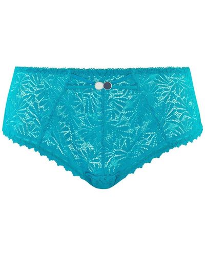 Pommpoire Shorties & boxers Shorty turquoise Check-In - Bleu