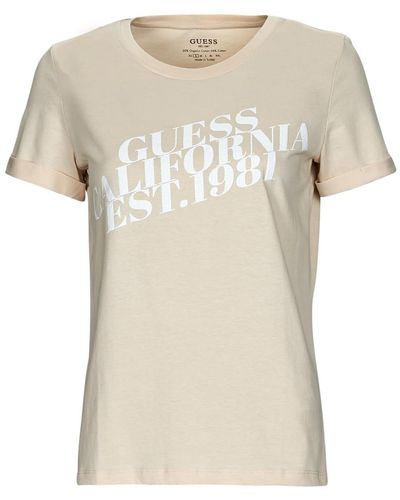 Guess T-shirt SS CN AURELIA TEE - Neutre
