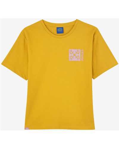 Oxbow T-shirt Tee-shirt large P2TULLIGAN - Jaune