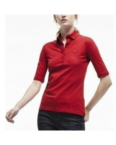 Lacoste T-shirt Polo rouge