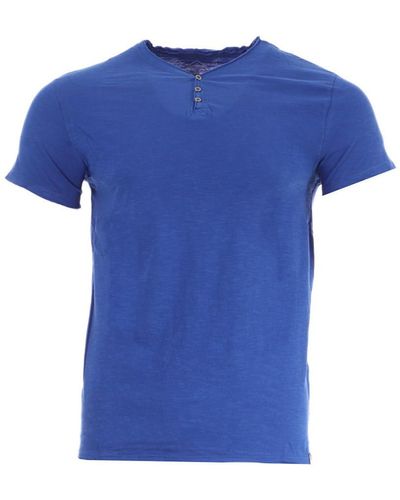 La Maison Blaggio T-shirt MB-MATTEW - Bleu