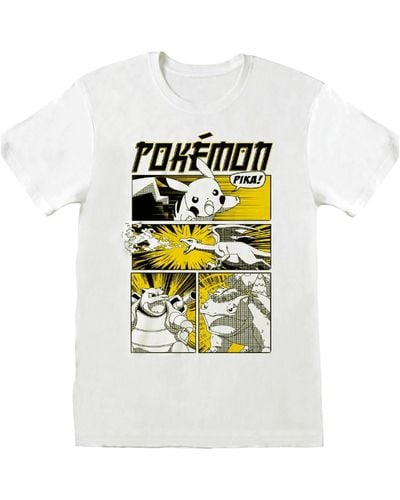Pokemon T-shirt Anime Style Cover - Blanc