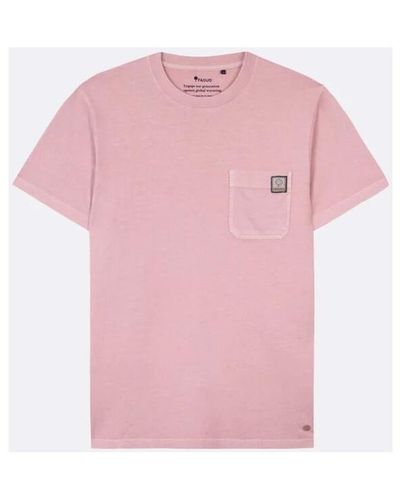 Faguo T-shirt - MIGNE T-SHIRT COTTON - Rose