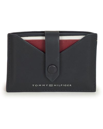 Tommy Hilfiger Portefeuille TH CENTRAL SMOOTHRETRACTABLE CC - Noir