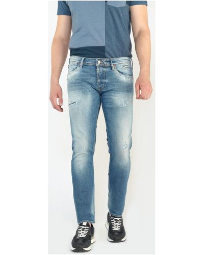 Le Temps Des Cerises Jeans Bogen 700/11 adjusted jeans destroy vintage bleu