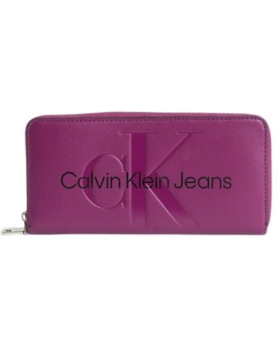 Calvin Klein Portefeuille Compagnon Ref 61294 Violet 19*10*2 cm