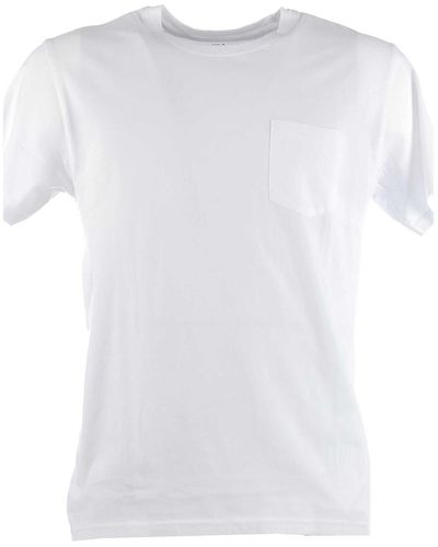 Bomboogie T-shirt Rib Roundneck Pkt Te - Blanc