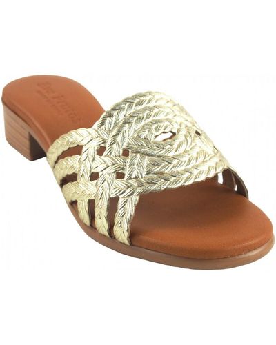 Eva Frutos Chaussures sandale 1383 or - Marron