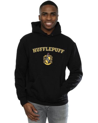 Harry Potter Sweat-shirt Hufflepuff Crest - Noir