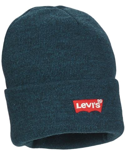 Levi's Bonnet Levis RED BATWING EMBROIDERED SLOUCHY BEANIE - Vert