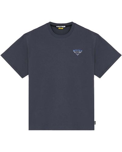 Iuter T-shirt Metal Logo Tee - Bleu