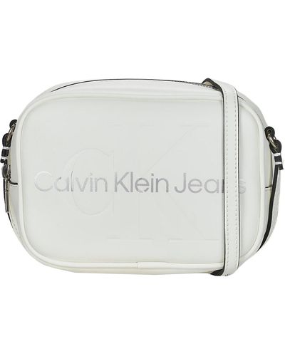 Calvin Klein Sac Bandouliere SCULPTED CAMERA BAG18MONO - Blanc