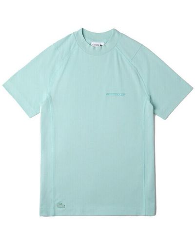 Lacoste T-shirt T-SHIRT HOMME SLIM FIT EN PIQUÉ DE COTON BIOLOGIQUE - Bleu