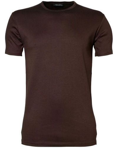 Tee Jays T-shirt Interlock - Marron