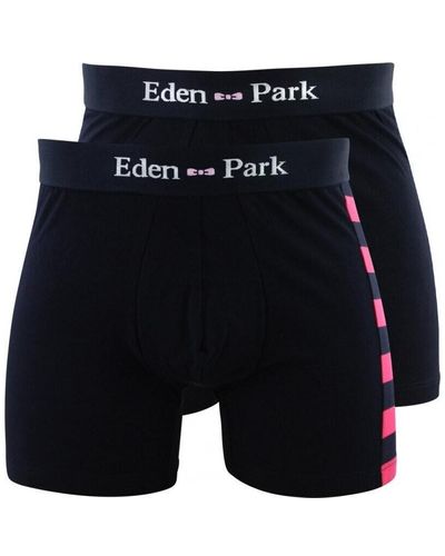 Eden Park Boxers 2 Boxers DUOCLASS Ecarlate - Bleu