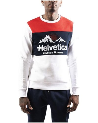 Helvetica Sweat-shirt Sweat - Blanc