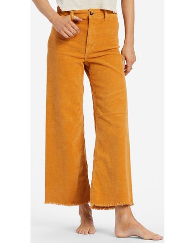 Billabong Pantalon Free Fall Cord - Orange
