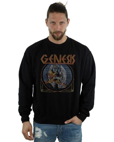 Genesis Sweat-shirt Distressed Eagle - Noir