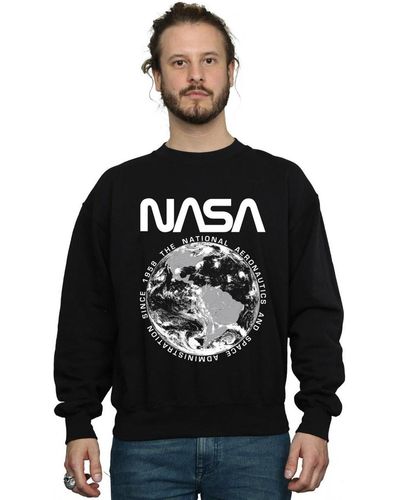 NASA Sweat-shirt Planet Earth - Noir