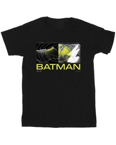 Dc Comics T-shirt The Flash Batman Future To Past - Noir