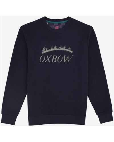 Oxbow Sweat-shirt Sweat col rond unisex P2STEGA - Bleu