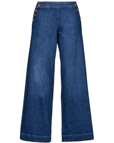 ONLY Jeans flare / larges ONLMADISON - Bleu