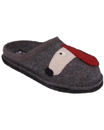 Haflinger Chaussons HF-FLAIRE-THEO-GD - Gris