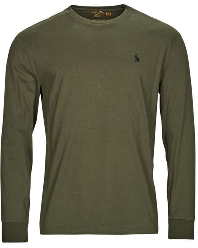 Polo Ralph Lauren T-shirt TSHIRT MANCHES LONGUES EN COTON - Vert