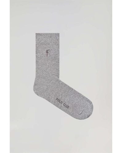 POLO CLUB Chaussettes PACK - 3 RIGBY GO SOCKS GRAY - Gris